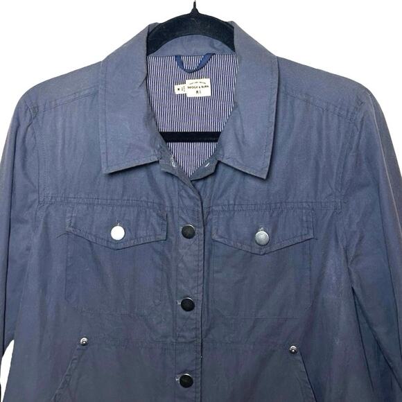 Bridge & Burn Women’s Burl Waxed Cotton Workwear Jacket Gray Size Medium - Picture 3 of 8